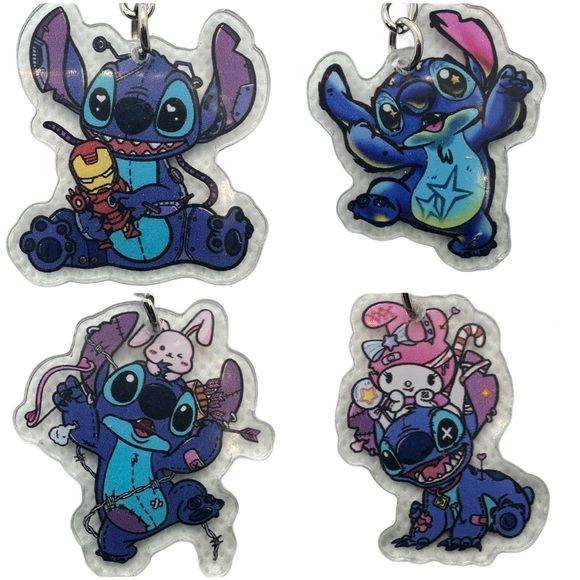 Crazy Blue Alien Keychains - Picture 5 of 7